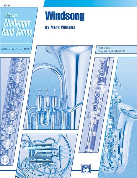 Windsong: 2nd E-flat Alto Saxophone Sheet Music Preview