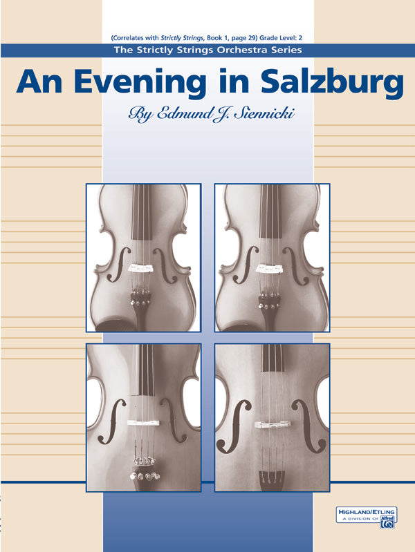 An Evening in Salzburg: 2nd Violin Sheet Music Preview