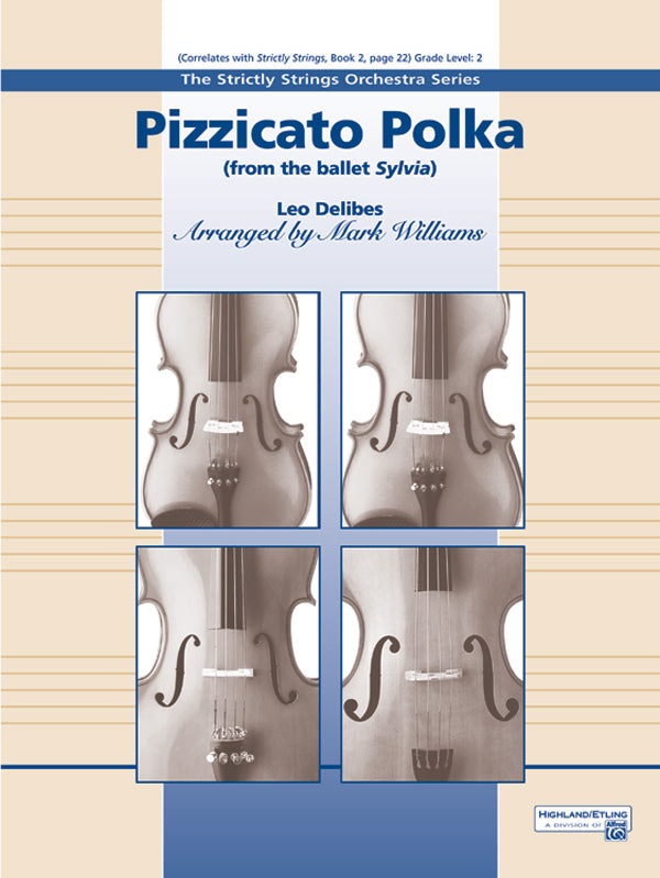 Pizzicato Polka (from the ballet Sylvia): 2nd Violin Sheet Music Preview