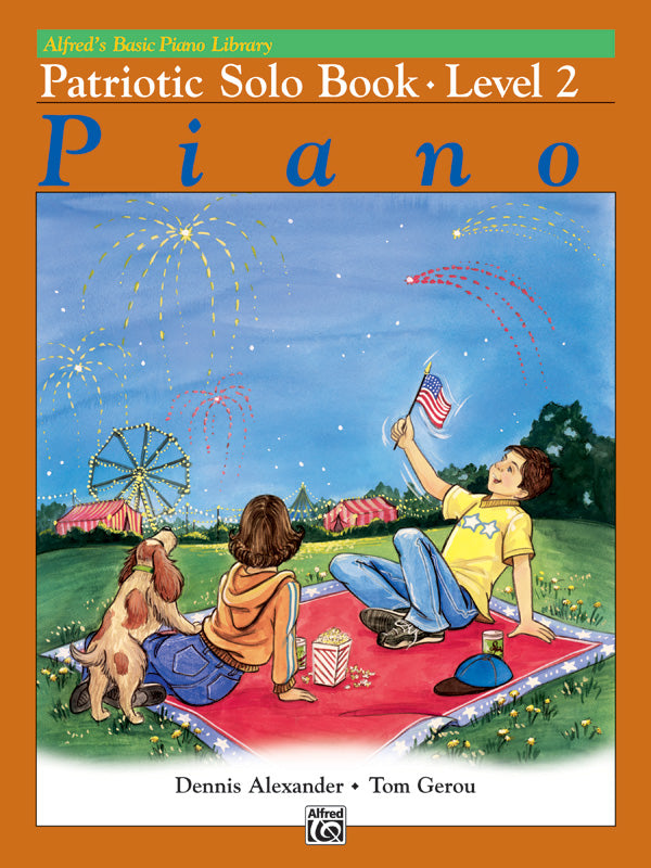 Alfred's Basic Piano Library: Patriotic Solo Book 2 Cover Image