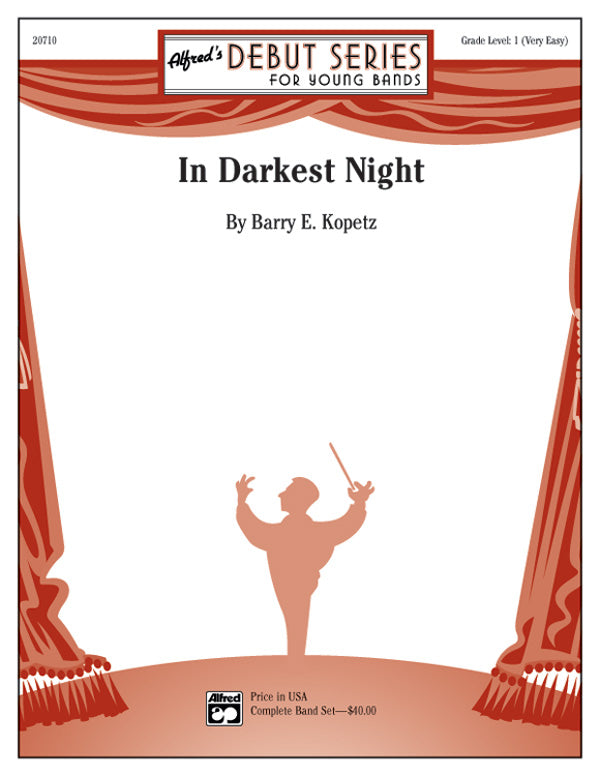 In Darkest Night: E-flat Alto Saxophone Sheet Music Preview