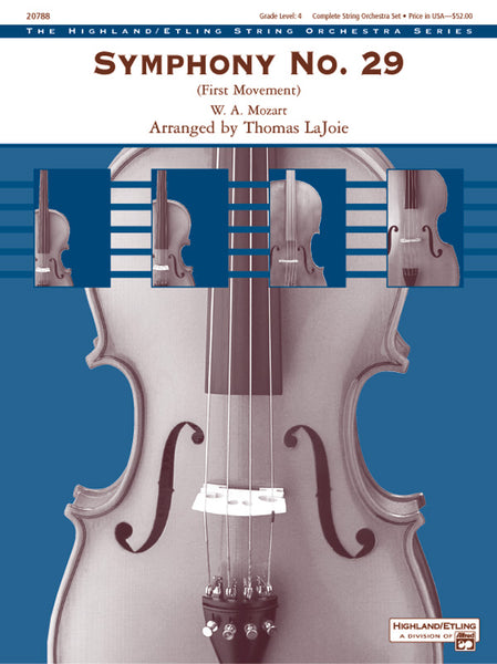 Symphony No. 29 (1st Movement): 1st Violin | Instant Digital Sheet