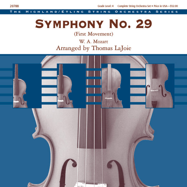 Symphony No. 29 (1st Movement) Sheet Music Preview