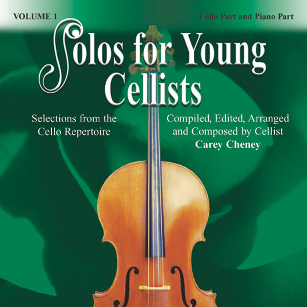 Solos for Young Cellists Cello Part and Piano Acc., Volume 1 Cover Image
