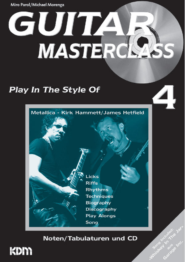Guitar Masterclass Band 4 Play in the Style of Metallica Cover Image