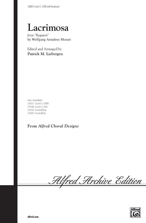 Lacrimosa (from <i>Requiem</i>) Sheet Music Preview