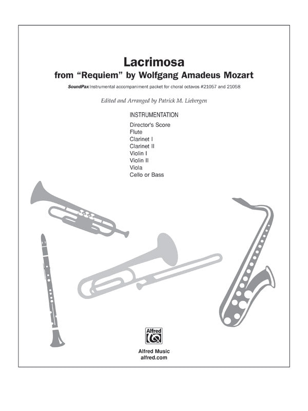 Lacrimosa (from Requiem): 1st Violin Sheet Music Preview