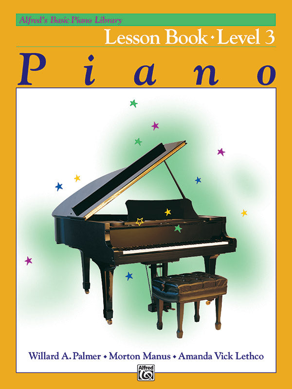 Alfred's Basic Piano Library: Lesson Book 3 Cover Image
