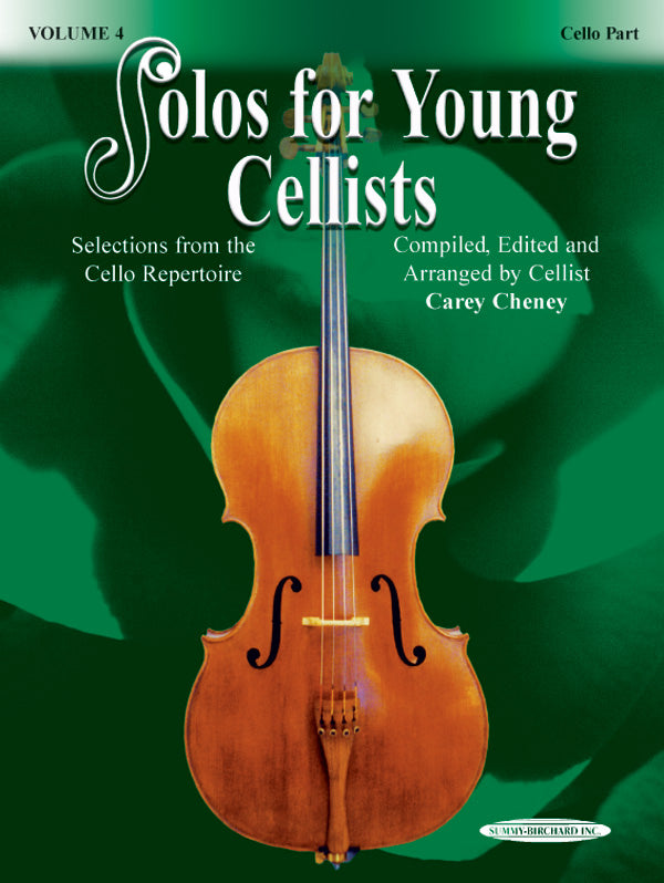 Solos for Young Cellists Cello Part and Piano Acc., Volume 4 Cover Image