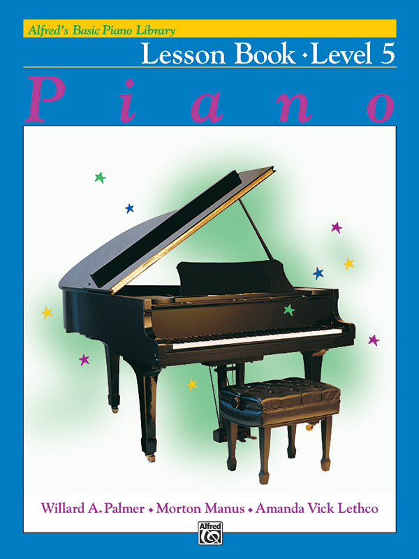 Alfred's Basic Piano Library: Lesson Book 5 Cover Image