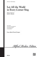 Let All the World in Every Corner Sing Cover Image