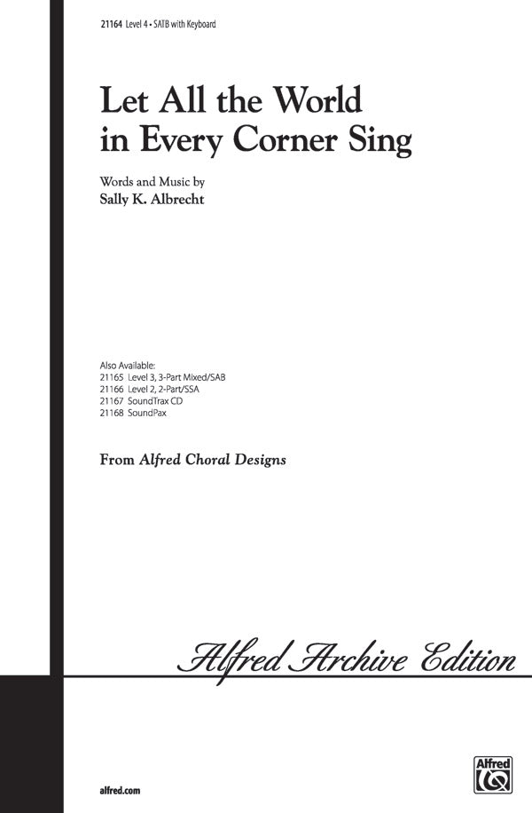 Let All the World in Every Corner Sing Sheet Music Preview