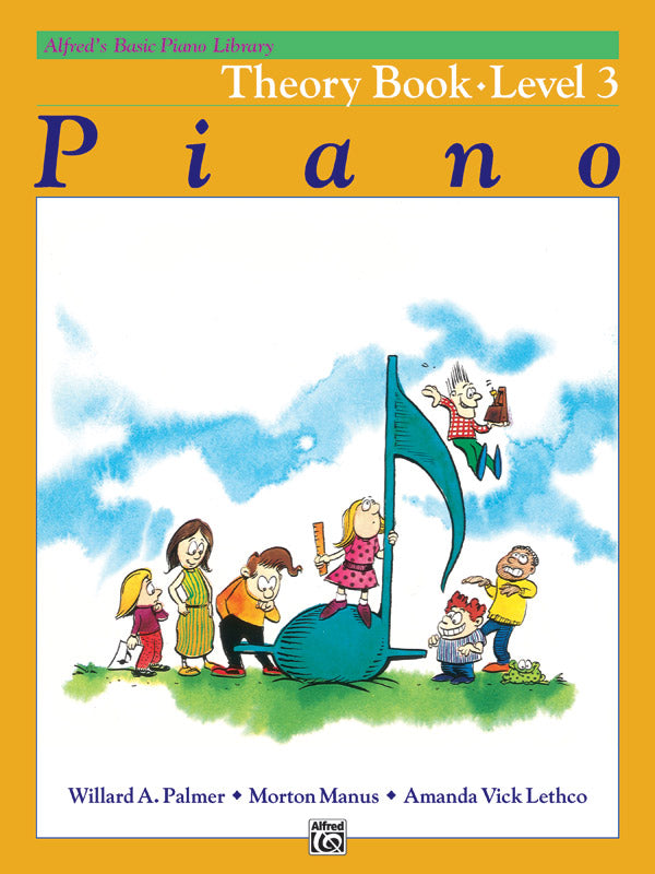 Alfred's Basic Piano Library: Theory Book 3 Cover Image