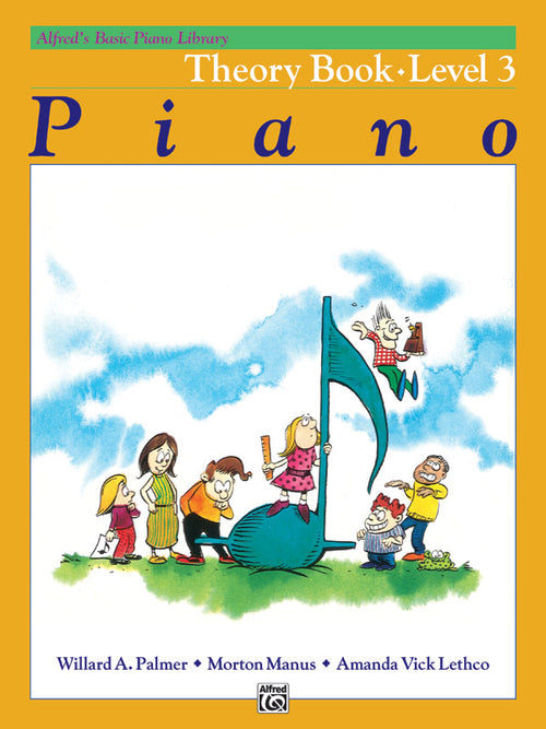 Alfred's Basic Piano Library: Theory Book 3 Cover Image