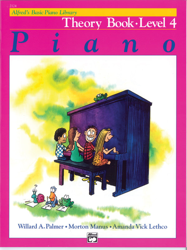 Alfred's Basic Piano Library: Theory Book 4 Cover Image