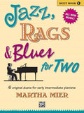 Jazz, Rags & Blues for Two, Book 1 Cover Image