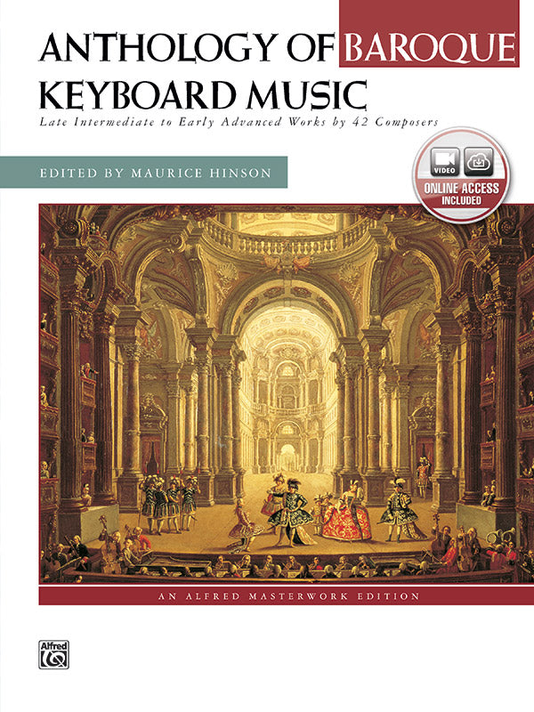 Anthology of Baroque Keyboard Music with Performance Practices in Baroque Keyboard Music Cover Image