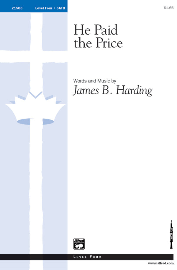 He Paid the Price: SATB Choral Octavo | James Harding | Sheet Music ...