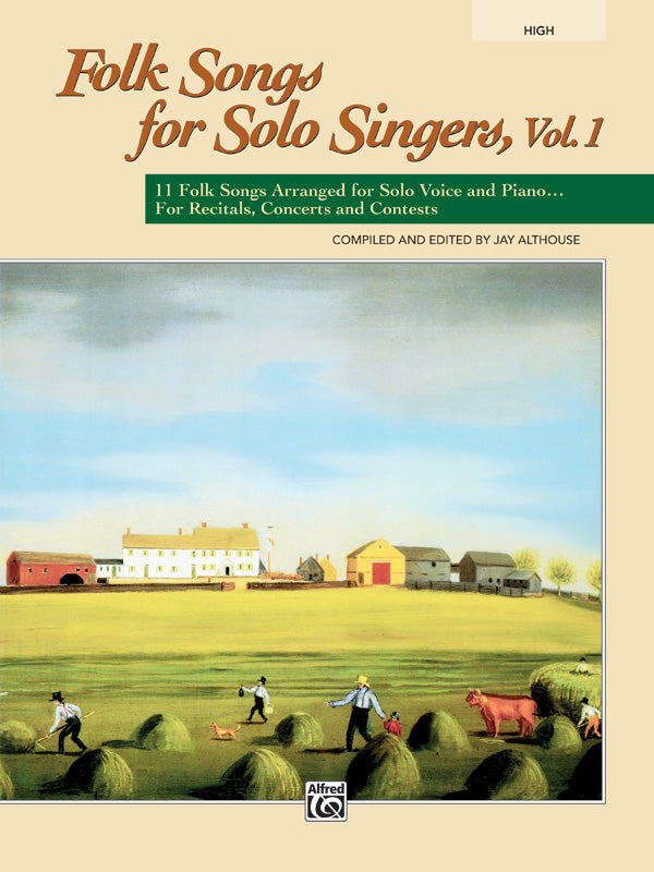 Folk Songs for Solo Singers, Vol. 1 Cover Image