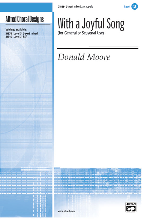 With a Joyful Song Sheet Music Preview