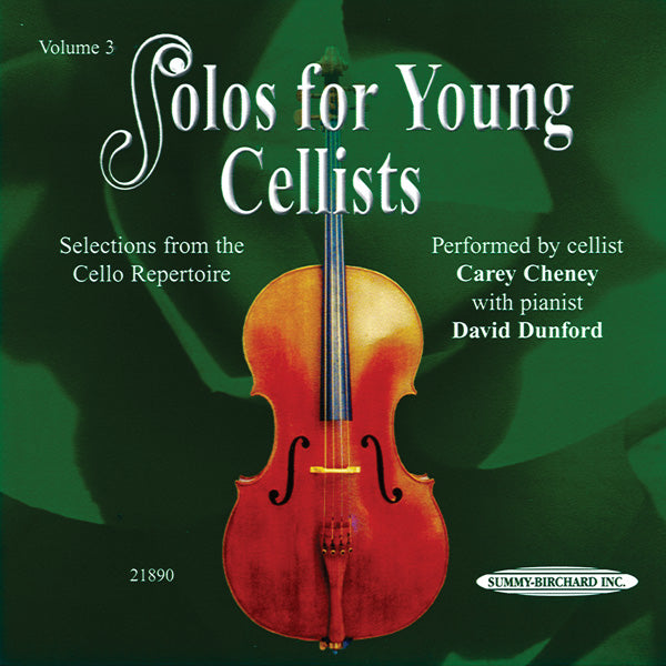 Solos for Young Cellists CD, Volume 3 Cover Image