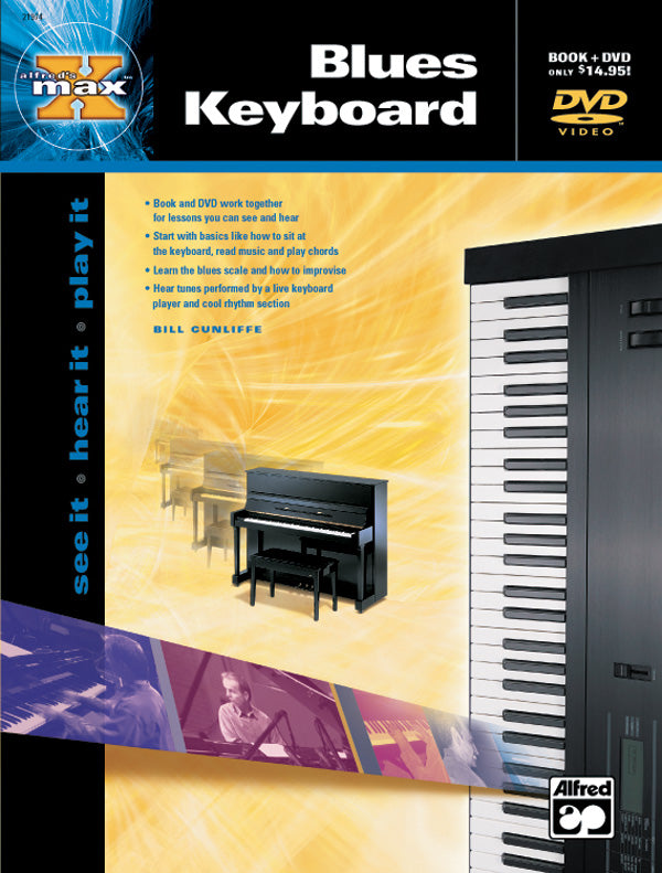Alfred's MAX™ Blues Keyboard Cover Image