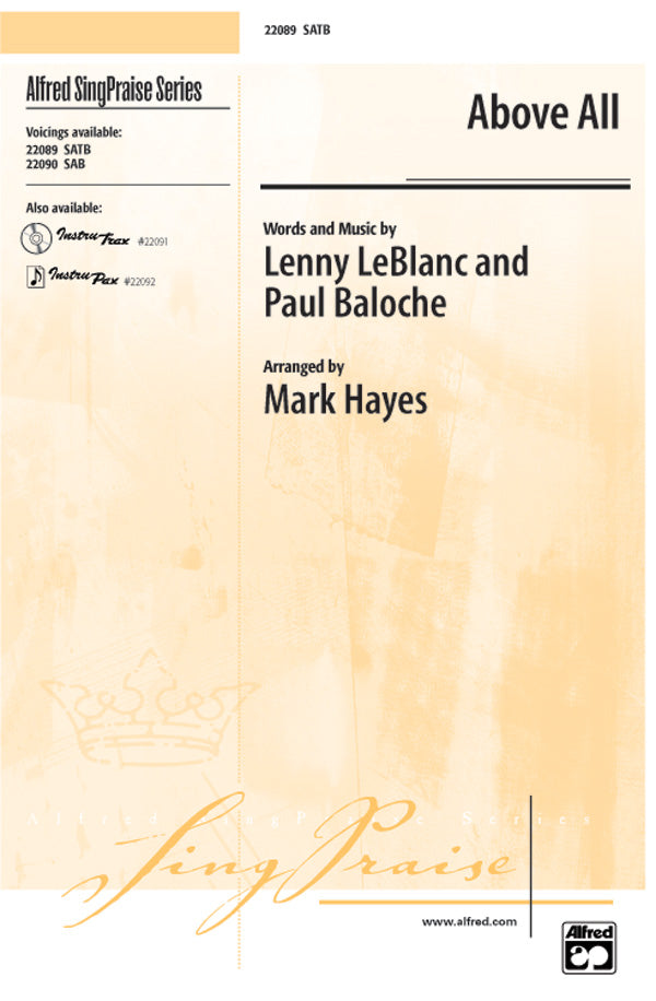 Above All Cover Image