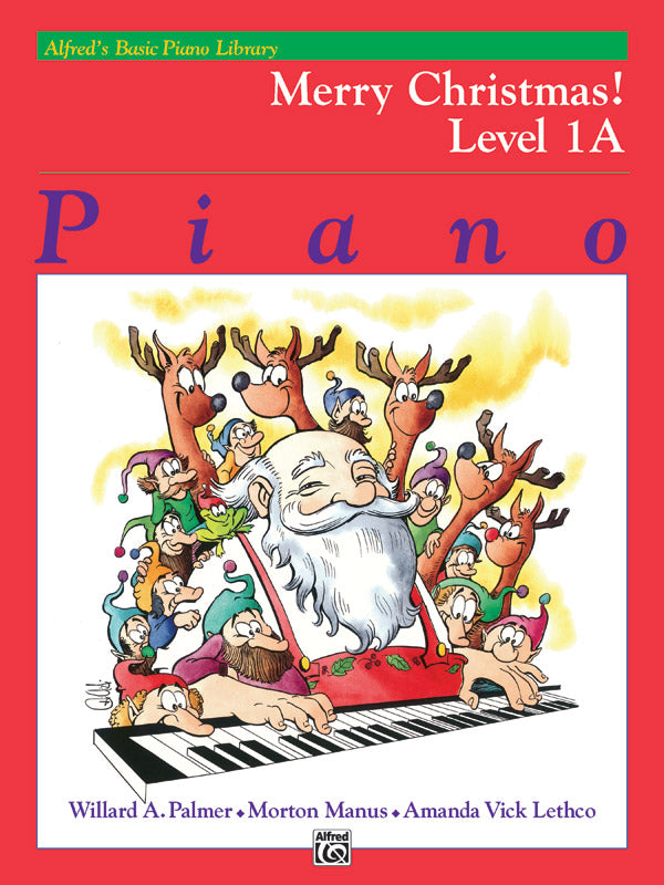 Alfred's Basic Piano Library: Merry Christmas! Book 1A Cover Image