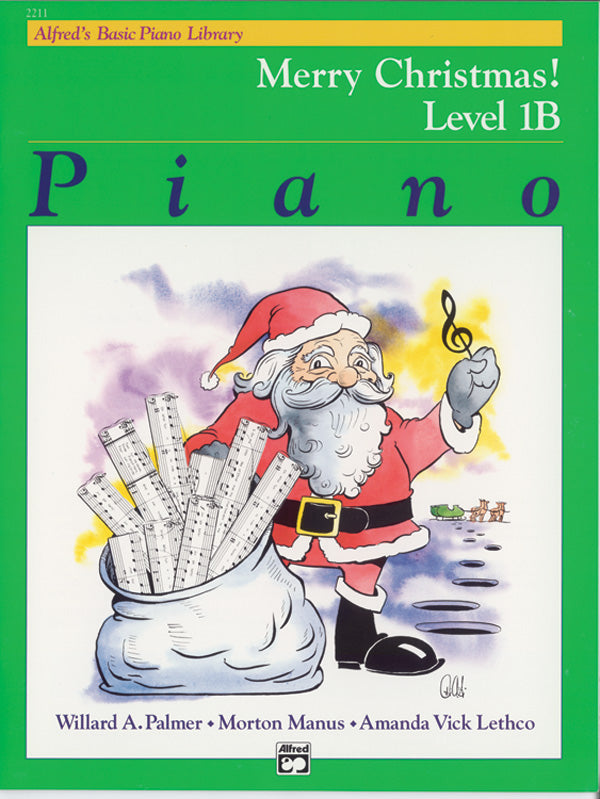Alfred's Basic Piano Library: Merry Christmas! Book 1B Cover Image