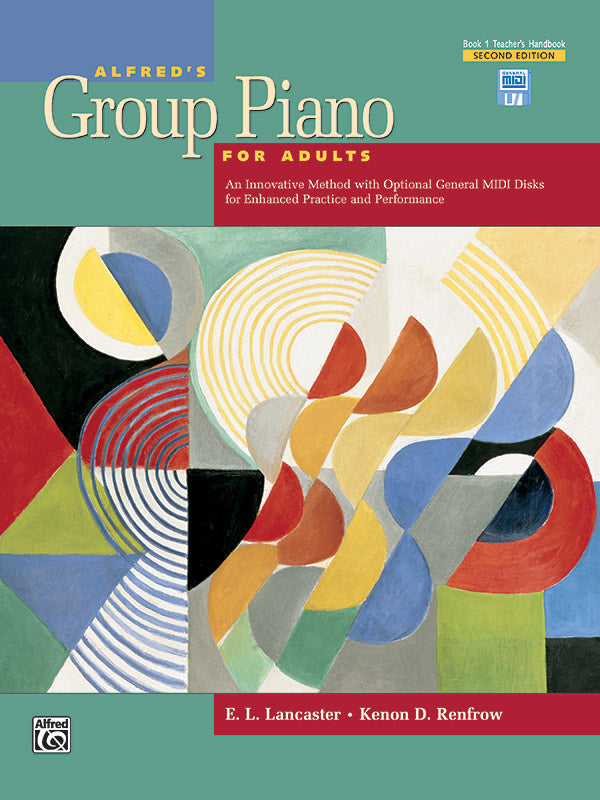 Alfred's Group Piano for Adults: Teacher's Handbook 1 (2nd Edition) Cover Image