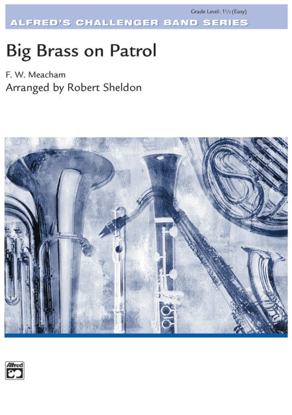 Big Brass on Patrol: 2nd E-flat Alto Saxophone Sheet Music Preview