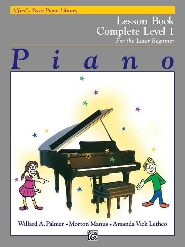 Alfred's Basic Piano Library: Lesson Book Complete 1 (1A/1B) Cover Image