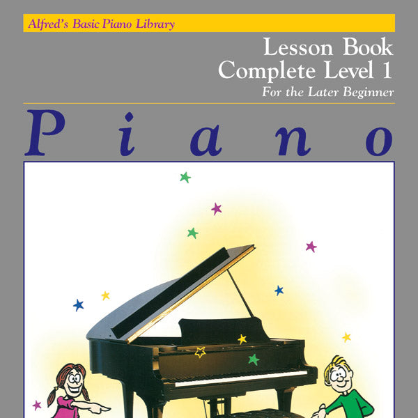 Alfred's Basic Piano Library: Lesson Book Complete 1 (1A/1B) Cover Image