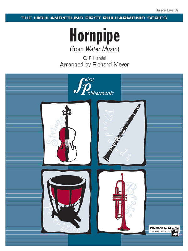 Hornpipe (from Water Music): 1st Percussion Sheet Music Preview