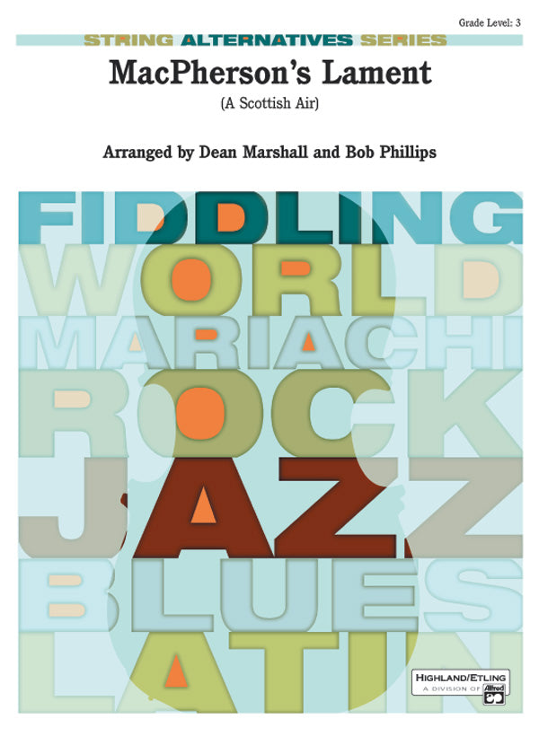 MacPherson's Lament (A Scottish Air): 1st Violin Sheet Music Preview