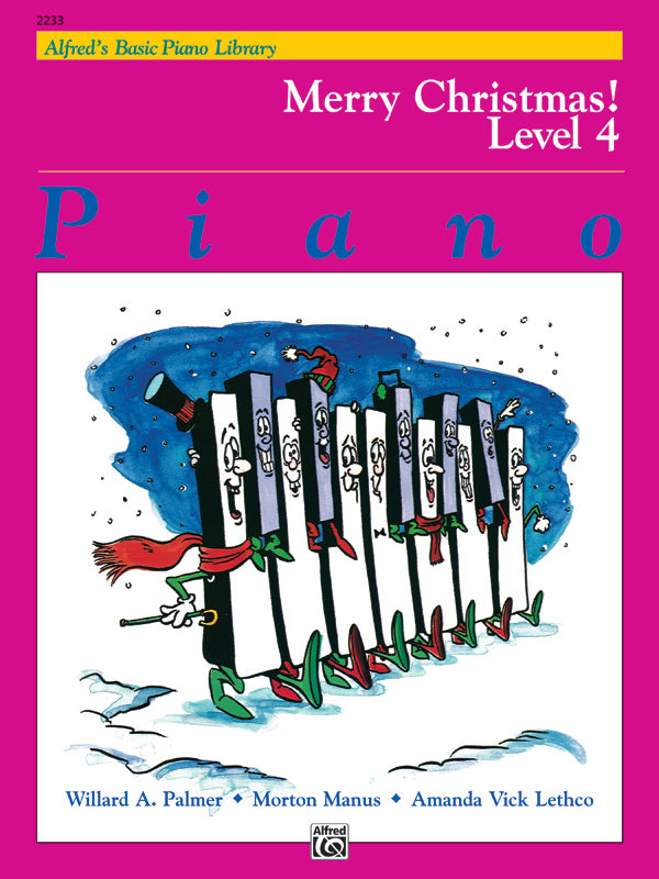 Alfred's Basic Piano Library: Merry Christmas! Book 4 Cover Image