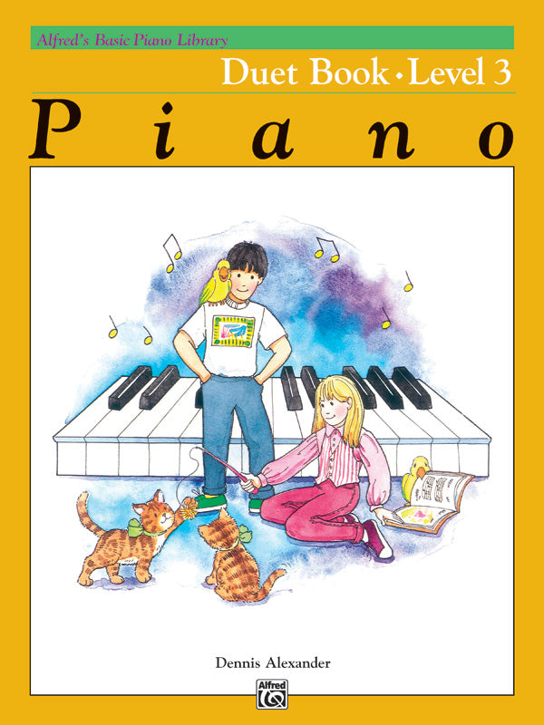 Alfred's Basic Piano Library: Duet Book 3 Sheet Music Preview