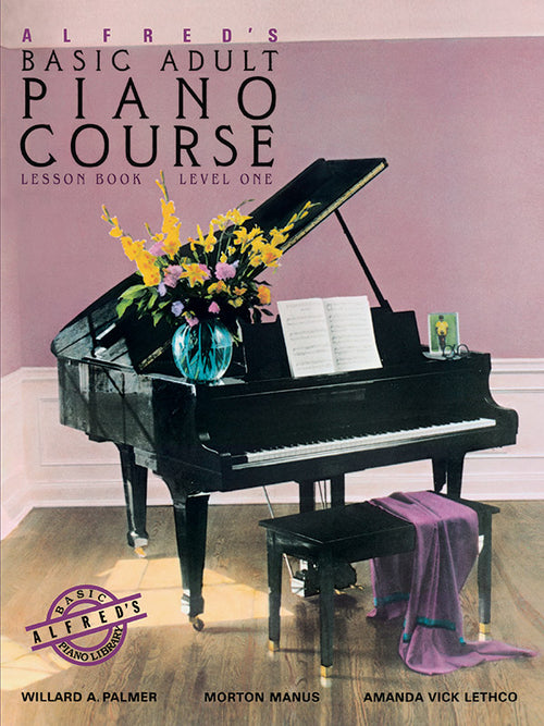 Alfred's Basic Adult Piano Course: Lesson Book 1 Cover Image