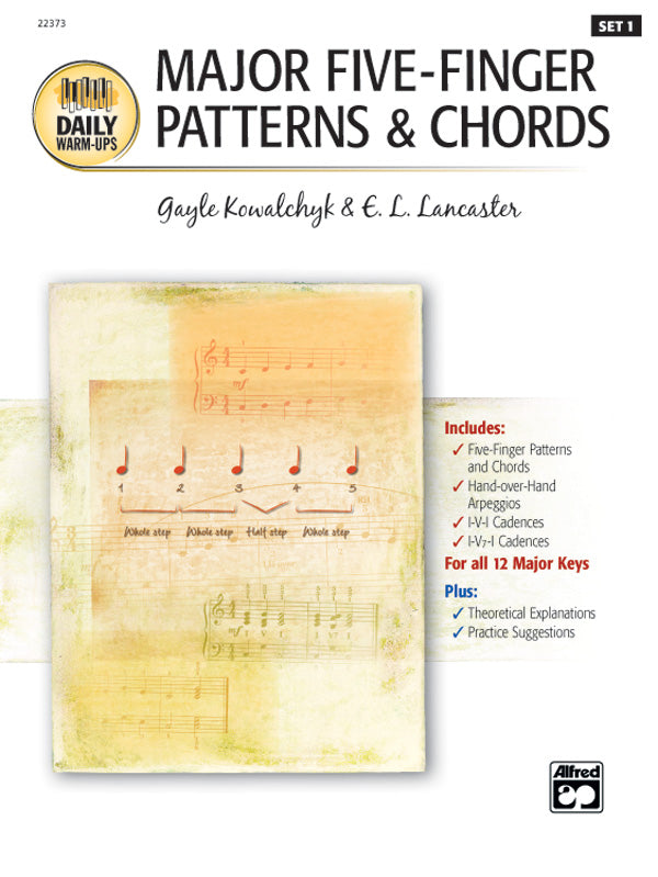 Daily Warm-Ups, Set 1: Major Five-Finger Patterns & Chords Sheet Music Preview