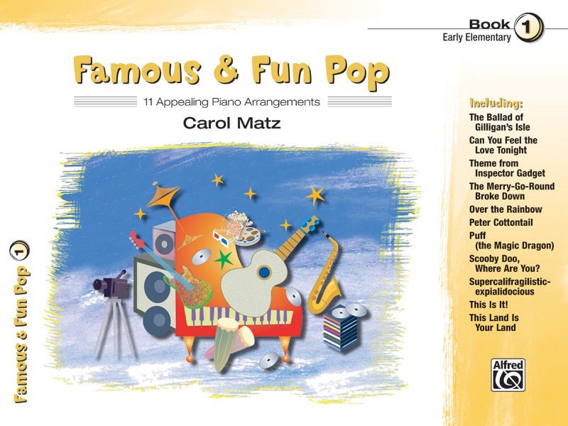Famous & Fun Pop, Book 1 Cover Image