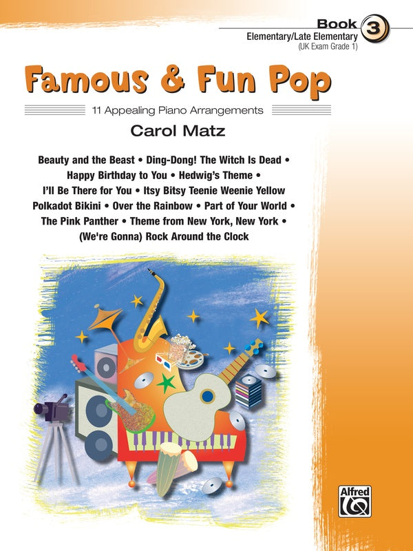 Famous & Fun Pop, Book 3 Cover Image