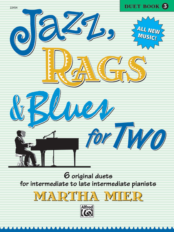 Jazz, Rags & Blues for Two, Book 3 Cover Image