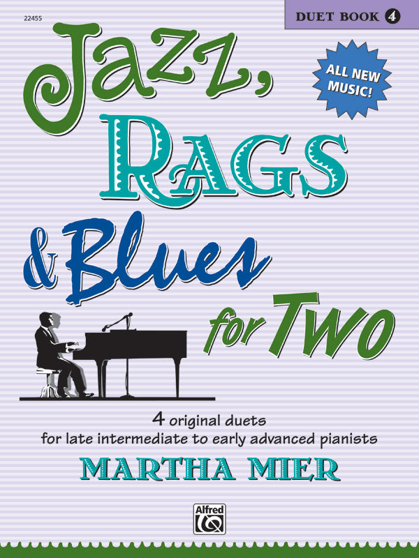 Jazz, Rags & Blues for Two, Book 4 Cover Image