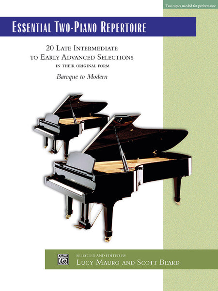 Essential Two-Piano Repertoire: 20 Late Intermediate to Early