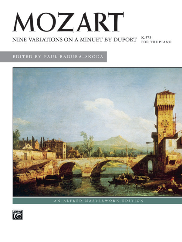 Mozart: Nine Variations on a Minuet by Duport, K. 573 Cover Image