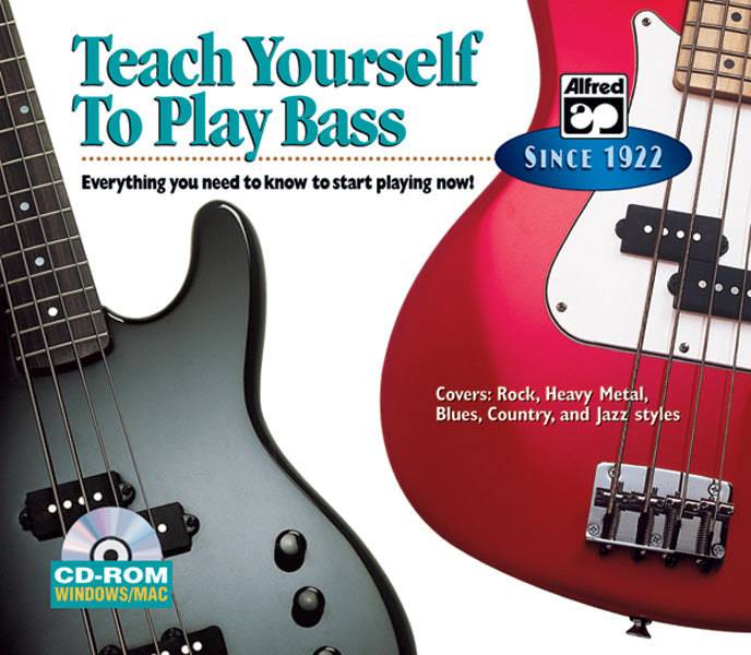 Alfred's Teach Yourself to Play Bass Cover Image