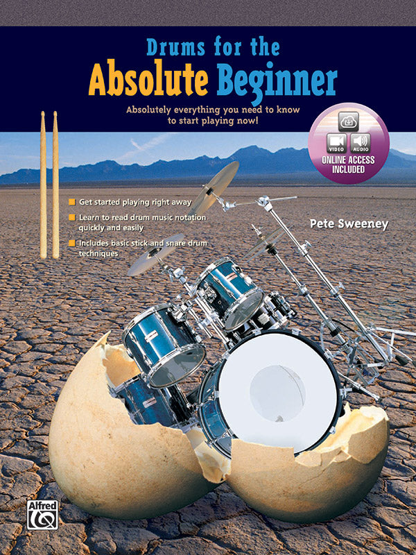 Drums for the Absolute Beginner Cover Image