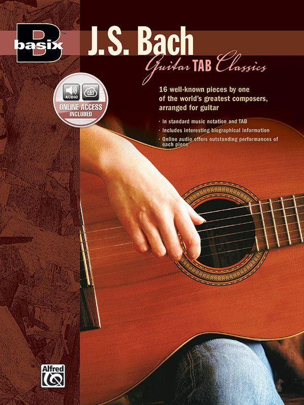 Basix® Guitar TAB Classics: J. S. Bach Cover Image