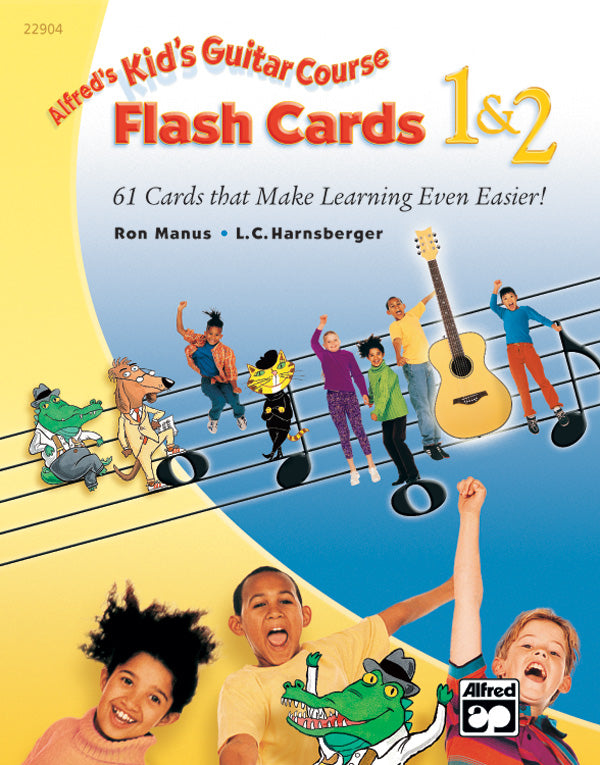 Alfred's Kid's Guitar Course Flash Cards 1 & 2 Cover Image