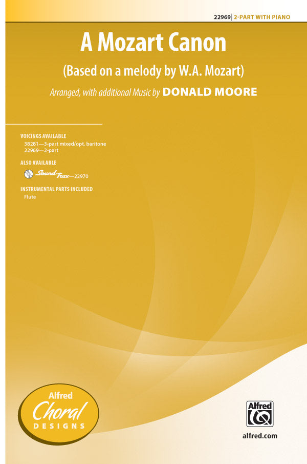 A Mozart Canon Sheet Music Preview